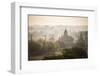 Sunrise at the Temples of Bagan (Pagan), Myanmar (Burma), Asia-Matthew Williams-Ellis-Framed Photographic Print