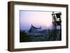 Sunrise at the Yoyogi National Gymnasium, 1964 Tokyo Summer Olympics, Japan-Art Rickerby-Framed Photographic Print