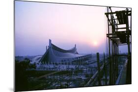 Sunrise at the Yoyogi National Gymnasium, 1964 Tokyo Summer Olympics, Japan-Art Rickerby-Mounted Photographic Print