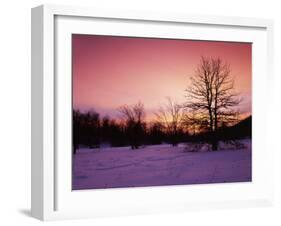 Sunrise at Thorton Gap, Shenandoah National Park, Virginia, USA-Charles Gurche-Framed Photographic Print