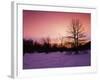 Sunrise at Thorton Gap, Shenandoah National Park, Virginia, USA-Charles Gurche-Framed Photographic Print