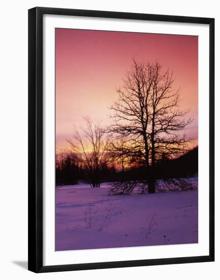 Sunrise at Thorton Gap, Shenandoah National Park, Virginia, USA-Charles Gurche-Framed Premium Photographic Print