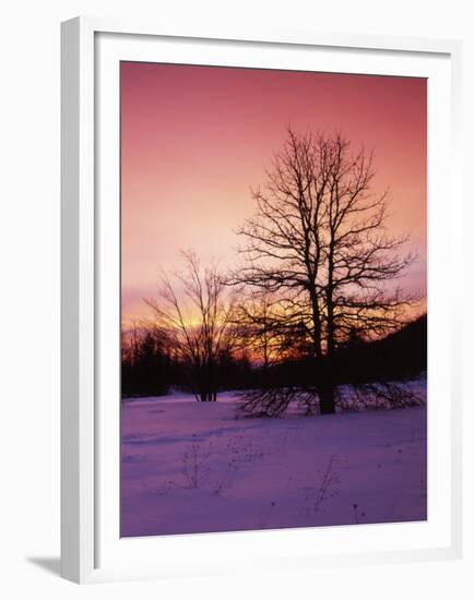 Sunrise at Thorton Gap, Shenandoah National Park, Virginia, USA-Charles Gurche-Framed Premium Photographic Print