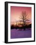 Sunrise at Thorton Gap, Shenandoah National Park, Virginia, USA-Charles Gurche-Framed Photographic Print