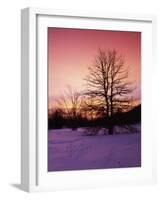 Sunrise at Thorton Gap, Shenandoah National Park, Virginia, USA-Charles Gurche-Framed Photographic Print