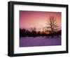 Sunrise at Thorton Gap, Shenandoah National Park, Virginia, USA-Charles Gurche-Framed Photographic Print