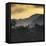 Sunrise at Ubatuba with Mountains in the Background-Alex Saberi-Framed Stretched Canvas