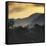 Sunrise at Ubatuba with Mountains in the Background-Alex Saberi-Framed Stretched Canvas