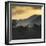 Sunrise at Ubatuba with Mountains in the Background-Alex Saberi-Framed Premium Photographic Print