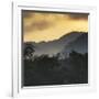 Sunrise at Ubatuba with Mountains in the Background-Alex Saberi-Framed Photographic Print