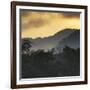 Sunrise at Ubatuba with Mountains in the Background-Alex Saberi-Framed Photographic Print