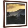 Sunrise at Ubatuba with Mountains in the Background-Alex Saberi-Framed Photographic Print