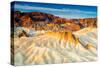 Sunrise at Zabriskie Point in Death Valley National Park, California-Jordana Meilleur-Stretched Canvas