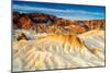 Sunrise at Zabriskie Point in Death Valley National Park, California-Jordana Meilleur-Mounted Photographic Print