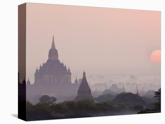 Sunrise, Bagan (Pagan), Myanmar (Burma), Asia-Jochen Schlenker-Stretched Canvas