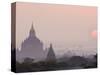 Sunrise, Bagan (Pagan), Myanmar (Burma), Asia-Jochen Schlenker-Stretched Canvas