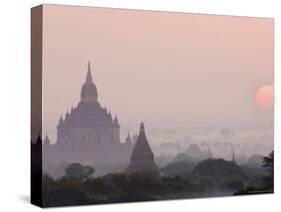 Sunrise, Bagan (Pagan), Myanmar (Burma), Asia-Jochen Schlenker-Stretched Canvas