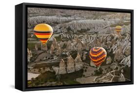 Sunrise Balloon Flight, Cappadocia, Turkey-Matt Freedman-Framed Stretched Canvas