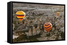 Sunrise Balloon Flight, Cappadocia, Turkey-Matt Freedman-Framed Stretched Canvas