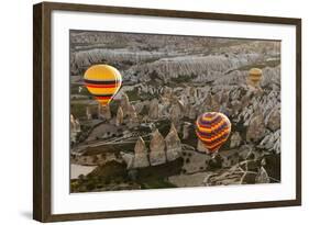 Sunrise Balloon Flight, Cappadocia, Turkey-Matt Freedman-Framed Photographic Print