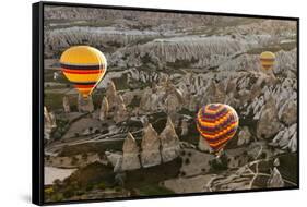 Sunrise Balloon Flight, Cappadocia, Turkey-Matt Freedman-Framed Stretched Canvas