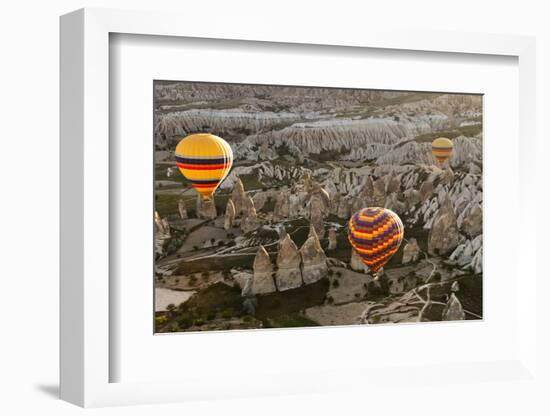 Sunrise Balloon Flight, Cappadocia, Turkey-Matt Freedman-Framed Photographic Print