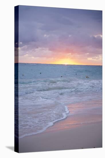 Sunrise, Bavaro Beach, Higuey, Punta Cana, Dominican Republic-Lisa S^ Engelbrecht-Stretched Canvas