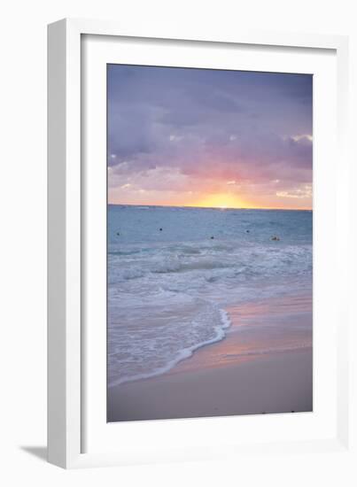 Sunrise, Bavaro Beach, Higuey, Punta Cana, Dominican Republic-Lisa S^ Engelbrecht-Framed Photographic Print