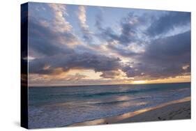 Sunrise, Bavaro Beach, Higuey, Punta Cana, Dominican Republic-Lisa S Engelbrecht-Stretched Canvas