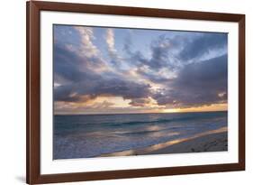 Sunrise, Bavaro Beach, Higuey, Punta Cana, Dominican Republic-Lisa S Engelbrecht-Framed Photographic Print