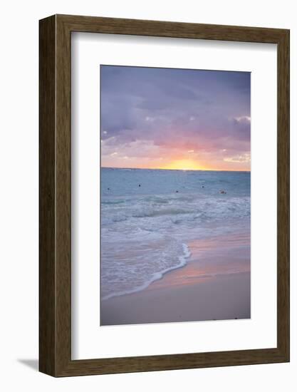 Sunrise, Bavaro Beach, Higuey, Punta Cana, Dominican Republic-Lisa S^ Engelbrecht-Framed Photographic Print