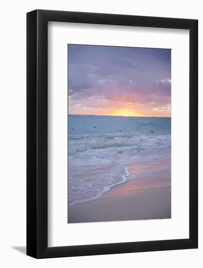 Sunrise, Bavaro Beach, Higuey, Punta Cana, Dominican Republic-Lisa S^ Engelbrecht-Framed Photographic Print