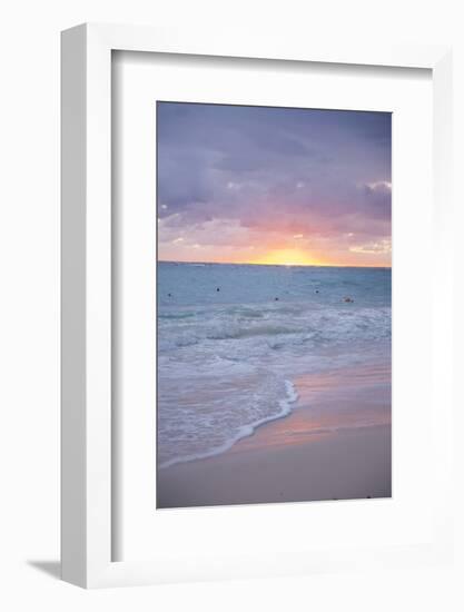 Sunrise, Bavaro Beach, Higuey, Punta Cana, Dominican Republic-Lisa S^ Engelbrecht-Framed Photographic Print