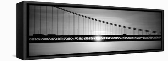 Sunrise Bay Bridge San Francisco Ca Usa-null-Framed Stretched Canvas