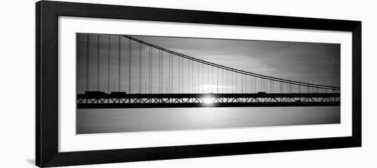 Sunrise Bay Bridge San Francisco Ca Usa-null-Framed Photographic Print