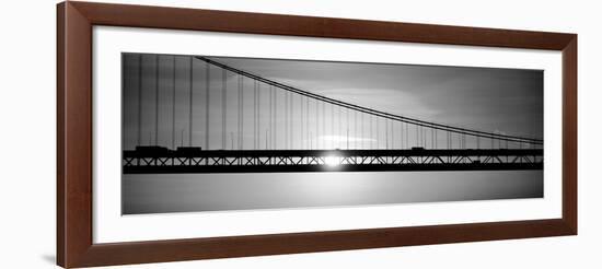 Sunrise Bay Bridge San Francisco Ca Usa-null-Framed Photographic Print