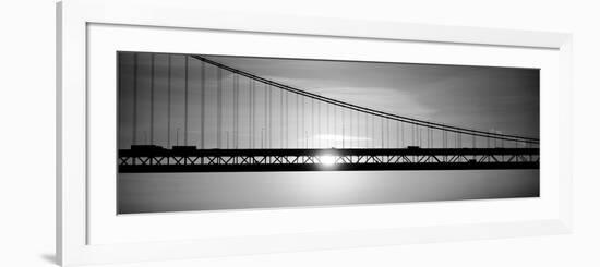 Sunrise Bay Bridge San Francisco Ca Usa-null-Framed Photographic Print