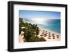 Sunrise Beautiful Tropical Beach at the Caribbean Island with White Sands and Stunning Turquoise Wa-Aleksandar Todorovic-Framed Photographic Print