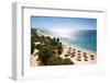 Sunrise Beautiful Tropical Beach at the Caribbean Island with White Sands and Stunning Turquoise Wa-Aleksandar Todorovic-Framed Photographic Print