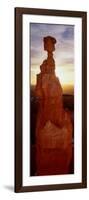 Sunrise Behind a Cliff, Thor's Hammer, Bryce Canyon National Park, Utah, USA-null-Framed Photographic Print