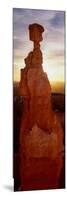 Sunrise Behind a Cliff, Thor's Hammer, Bryce Canyon National Park, Utah, USA-null-Mounted Photographic Print