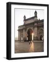 Sunrise Behind the Gateway to India, Mumbai (Bombay), India, South Asia-Ben Pipe-Framed Photographic Print