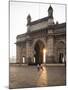 Sunrise Behind the Gateway to India, Mumbai (Bombay), India, South Asia-Ben Pipe-Mounted Photographic Print