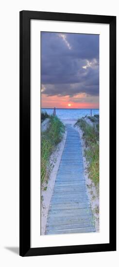 Sunrise Boardwalk-Steve Vaughn-Framed Photographic Print