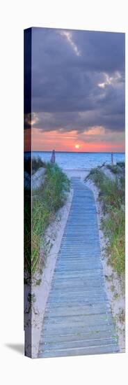 Sunrise Boardwalk-Steve Vaughn-Stretched Canvas