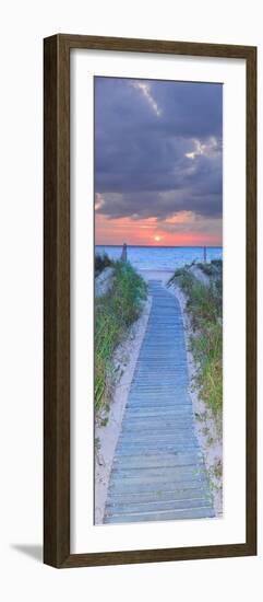 Sunrise Boardwalk-Steve Vaughn-Framed Photographic Print
