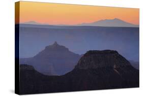 Sunrise, Bright Angel Point, North Rim, Grand Canyon National Park, Arizona, USA-Michel Hersen-Stretched Canvas