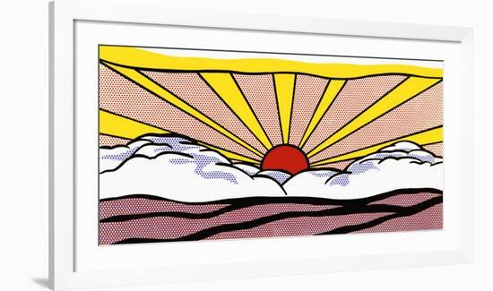 Sunrise, c.1965-Roy Lichtenstein-Framed Art Print