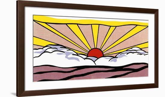 Sunrise, c.1965-Roy Lichtenstein-Framed Art Print