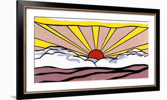 Sunrise, c.1965-Roy Lichtenstein-Framed Art Print